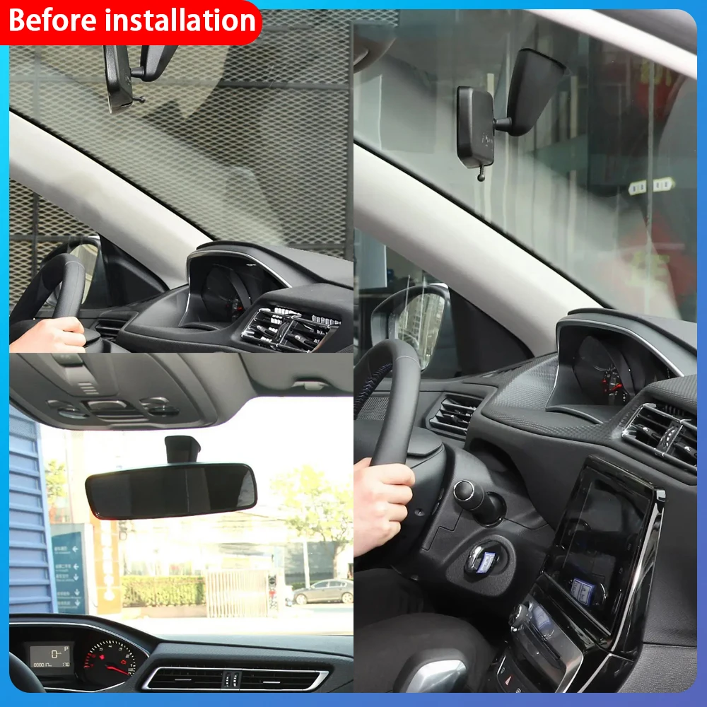Wiifi 4K Dash Cam for Peugeot 308 S T7 T9 1 2 Mk1 Mk2 2007-2021 DVR Front Rear Camera Plug and Play Video Recorder Night Vision