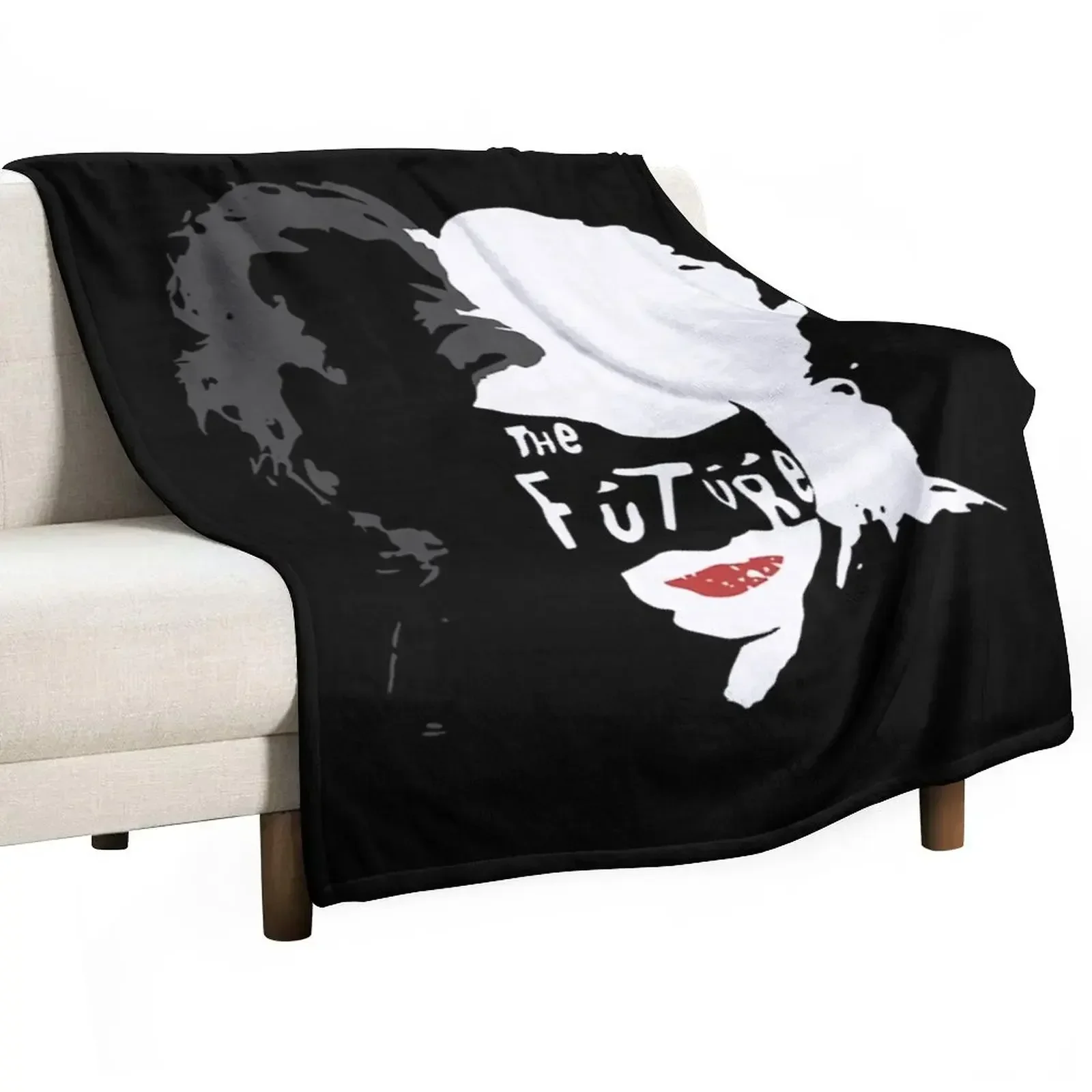 The Future Throw Blanket Retros for winter Sofas bed plaid Decorative Beds Cute Plaid Blankets