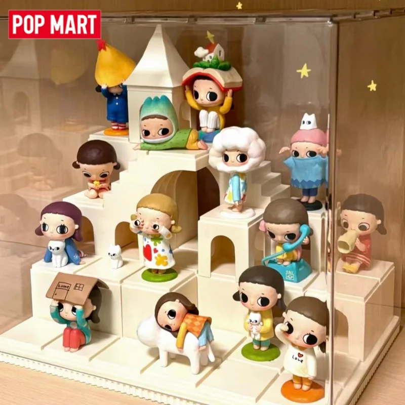 POPMART Nyotas Flauschige Life Series Blind Box Guess Bag Desktop Decoration Blind Bag Toys Anime Figure Cute Model Gift Girl