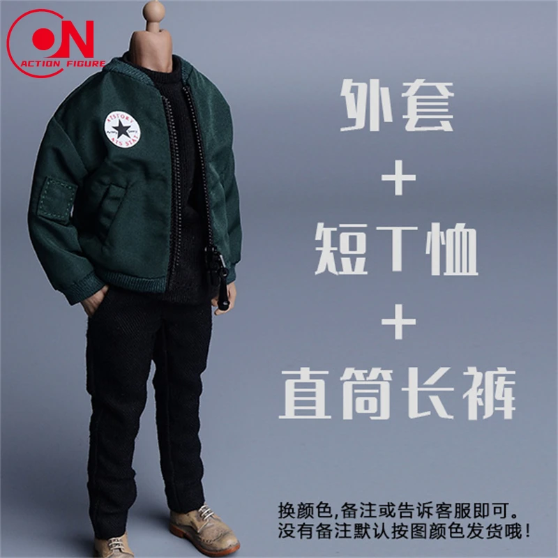 ATStory 1/12 échelle mâle pilote veste à glissière manteau vêtements modèle Fit 6 ''Romankey Notaman NW VToys soldat figurine corps poupée