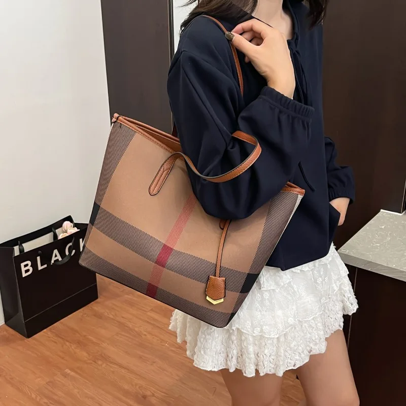 حقيبة كتف ديناميكية مناسبة للتنقل والعمل والسفر، مادة PU متينة، داخلية واسعة وعصرية