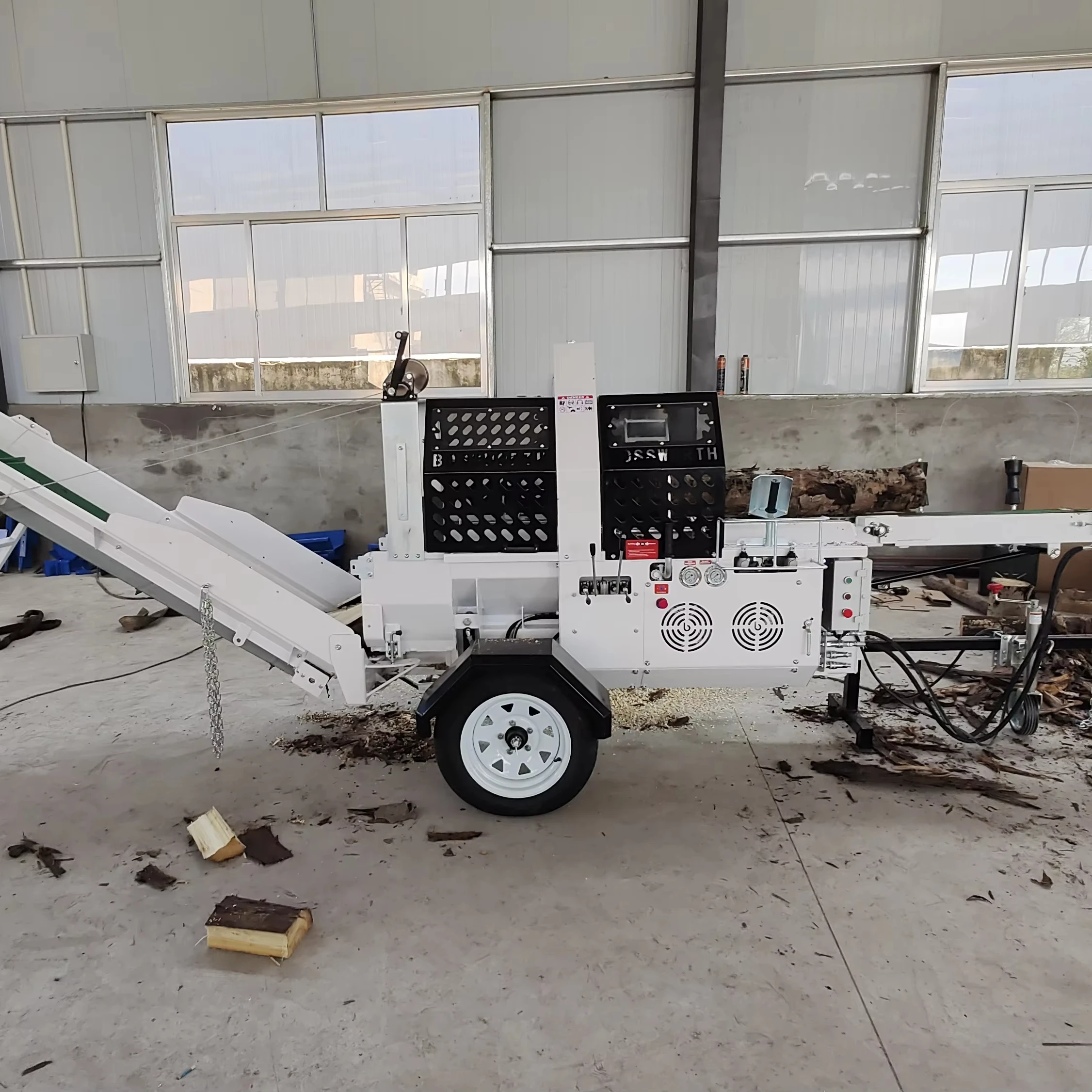 Customized 20 Ton Gas Log Splitter 2 Speed Hydraulic Wood Splitter Fast Cycle Time For Firewood Processing