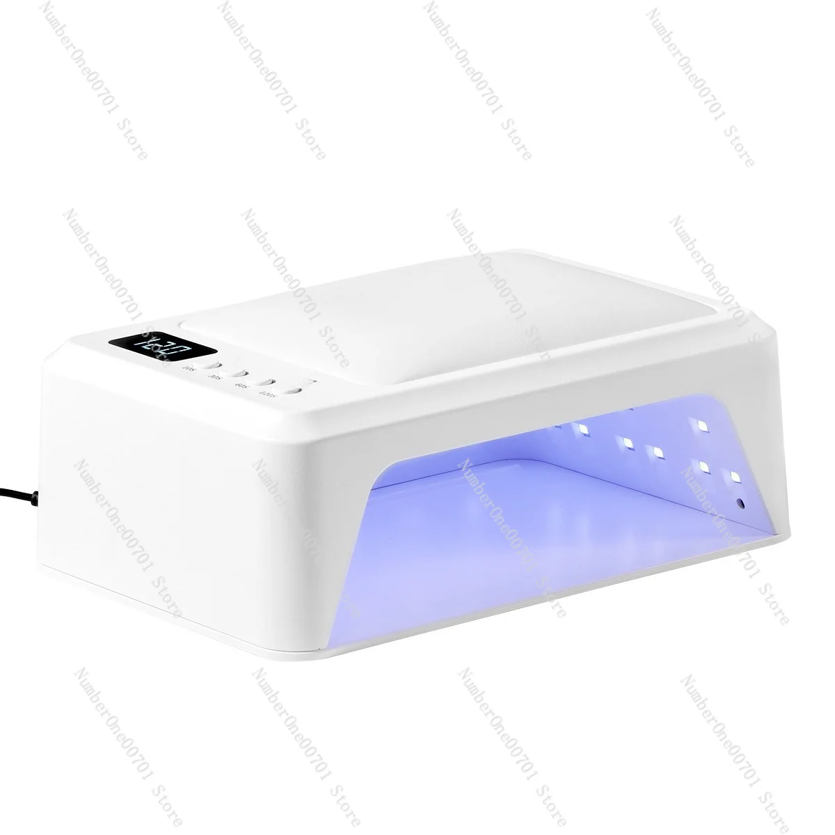 T8 Large Space UV Nail Lamp with Dual Hand Rests, High Power Fast Dry Gel Curing Light for Press On Nail Manicure Use view 4