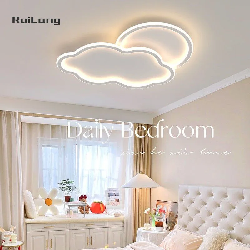 

Creative Led Ceiling Light Dimmable Surface Mounted Cloud Ceiling Lamp kids room Baby Boy Girl Bedroom Light Ceiling Chandelier