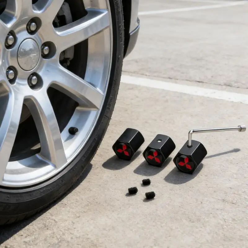 

Новинка, 4 шт., клапан для колес автомобиля Mitsubishi, автомобильный Стайлинг, автоаксессуары для Asx Lancer Outlander Pajero Ralliart, автомобильные аксессуары