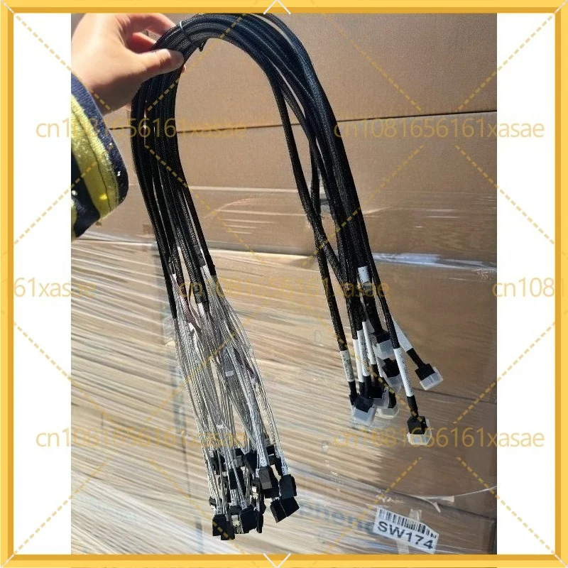 For Amphenol SFF-8643 to 4 SATA Forward Breakout Cable 85cm Original Server Wire
