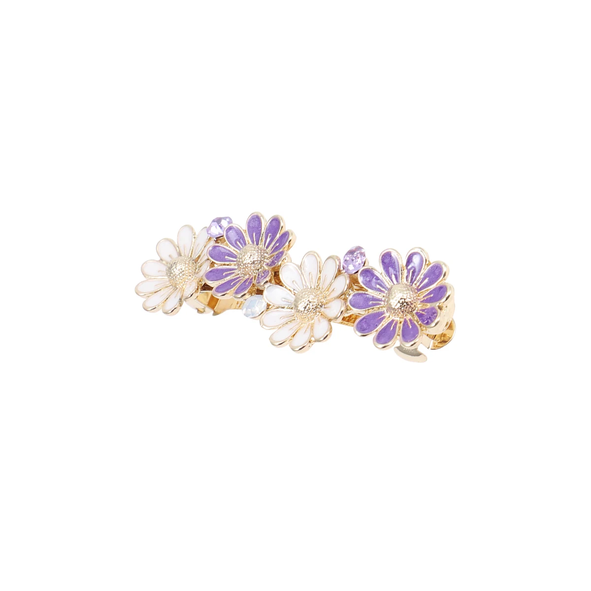 

Spring Hair Clip Alloy Daisy Flower Ponytail Clip Elegant Hair Accessory For Women Hairpin Flower Hairpin