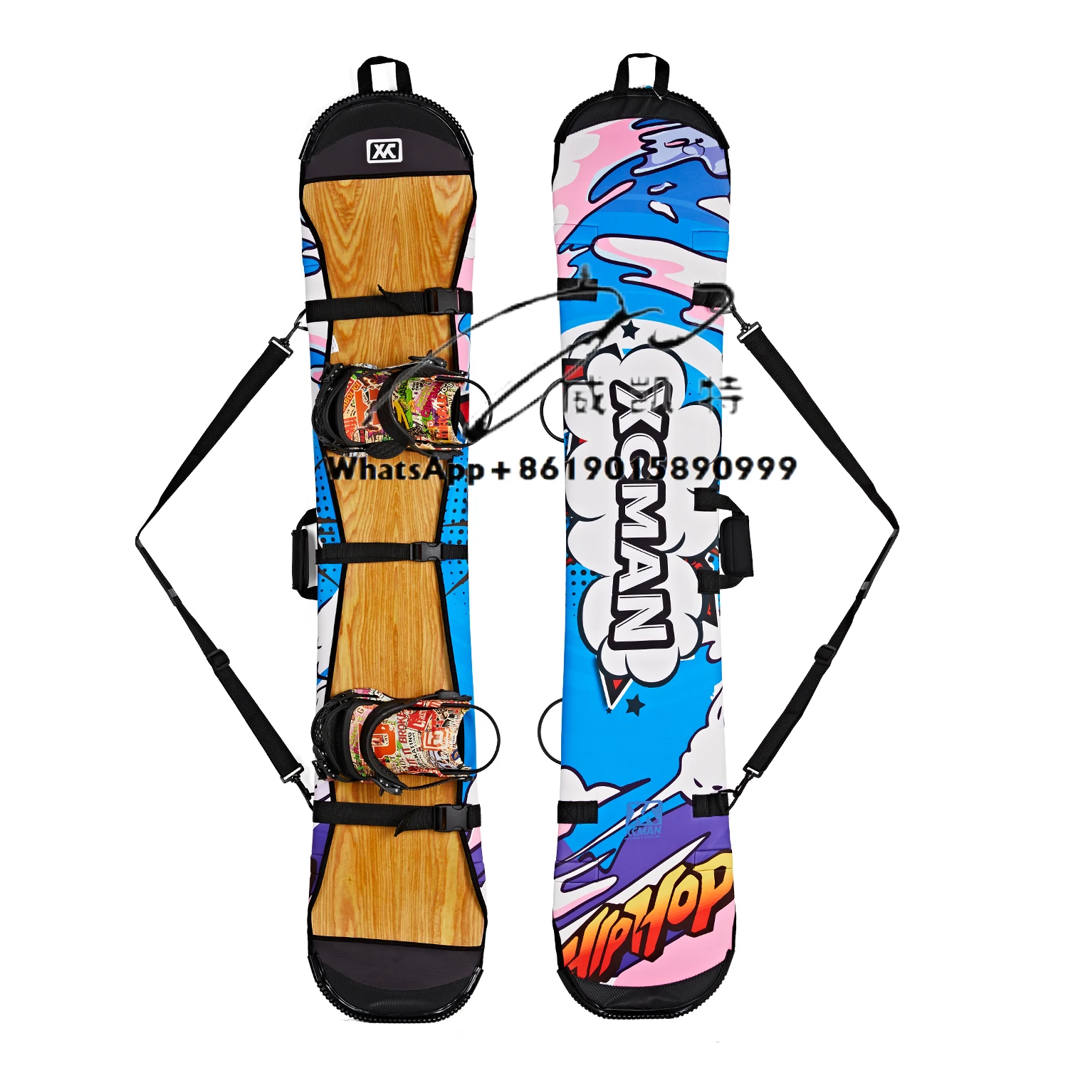 

Customized Logo Design Snowboard Sleeve Cover Neoprene Bag for Travel Storage Transport Protection