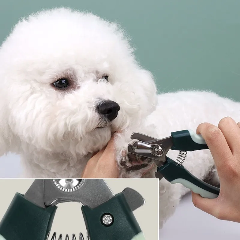 

Dog Nail Clippers Stainless Steel Dogs Nailclippers Dog Grooming Pet Nail Grinder Comfortable Handle Nails Scissors Pet Supplies