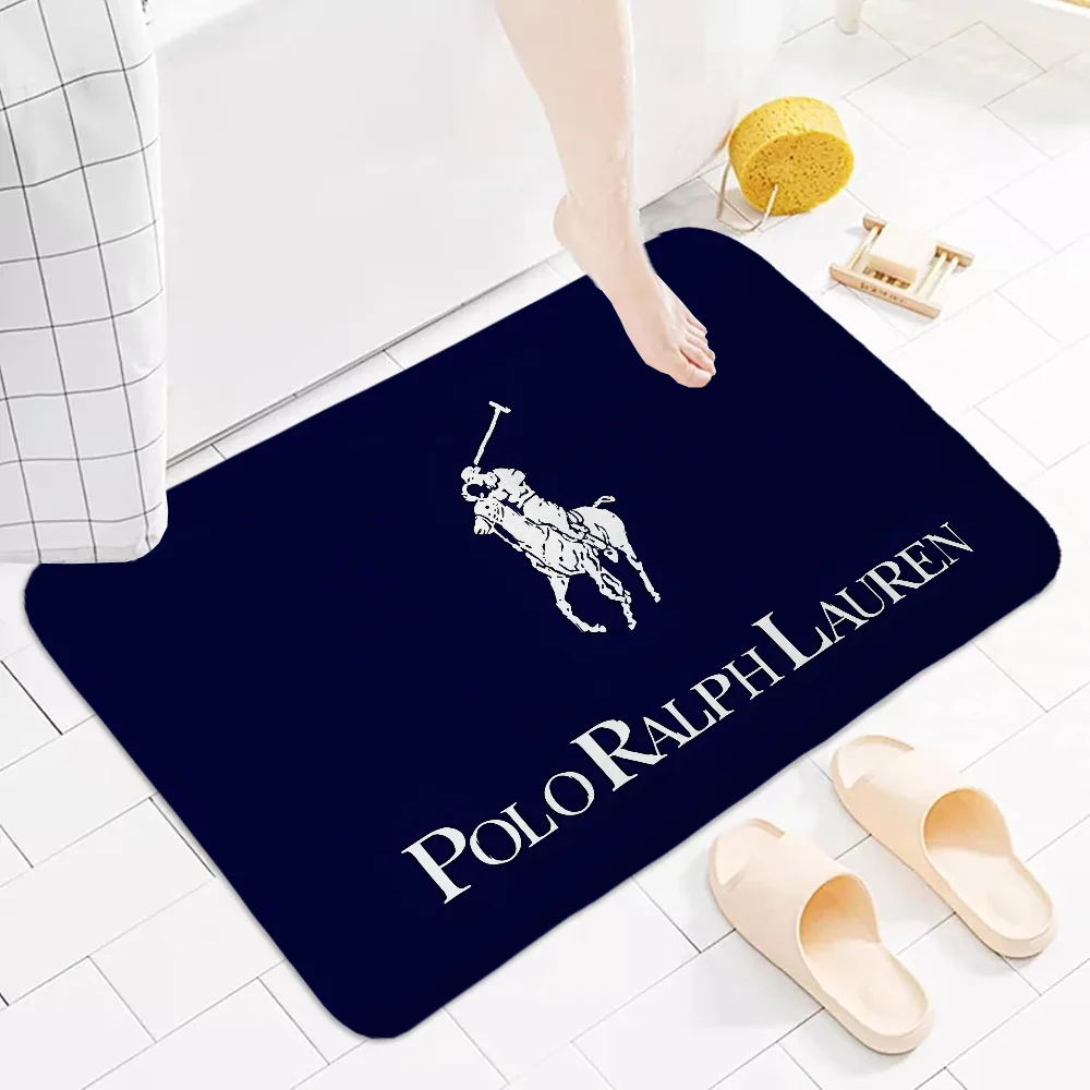 Ralph Bath Mat Rug Bathroom Foot Mat Non-slip Mat Small Floor Mats Door Mat L-lauren Entrance Carpet for Kitchen Rugs Carpets