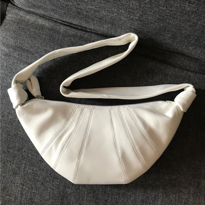 

2025 luxurious Leather Underarm Dumpling Bag Luxury Single Shoulder Ox Horn Bags Casual Commuting Soft Shape