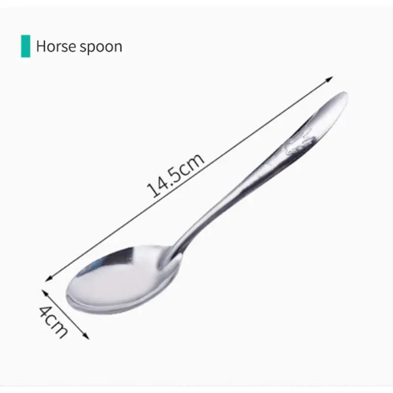 Dessert Spoon Easy To Clean Rust Resistance Utensil Top-rated Flatware Trending Elegant Tableware Kitchen Utensils Cutlery