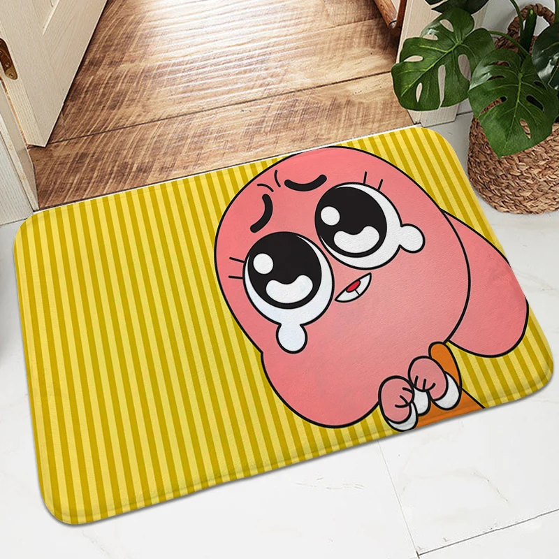 Rug for Bedroom The  A-Amazing World of G-Gumball Bathmat Carpets for Living Room Outdoor Entrance Doormat Non-slip Kitchen Mats