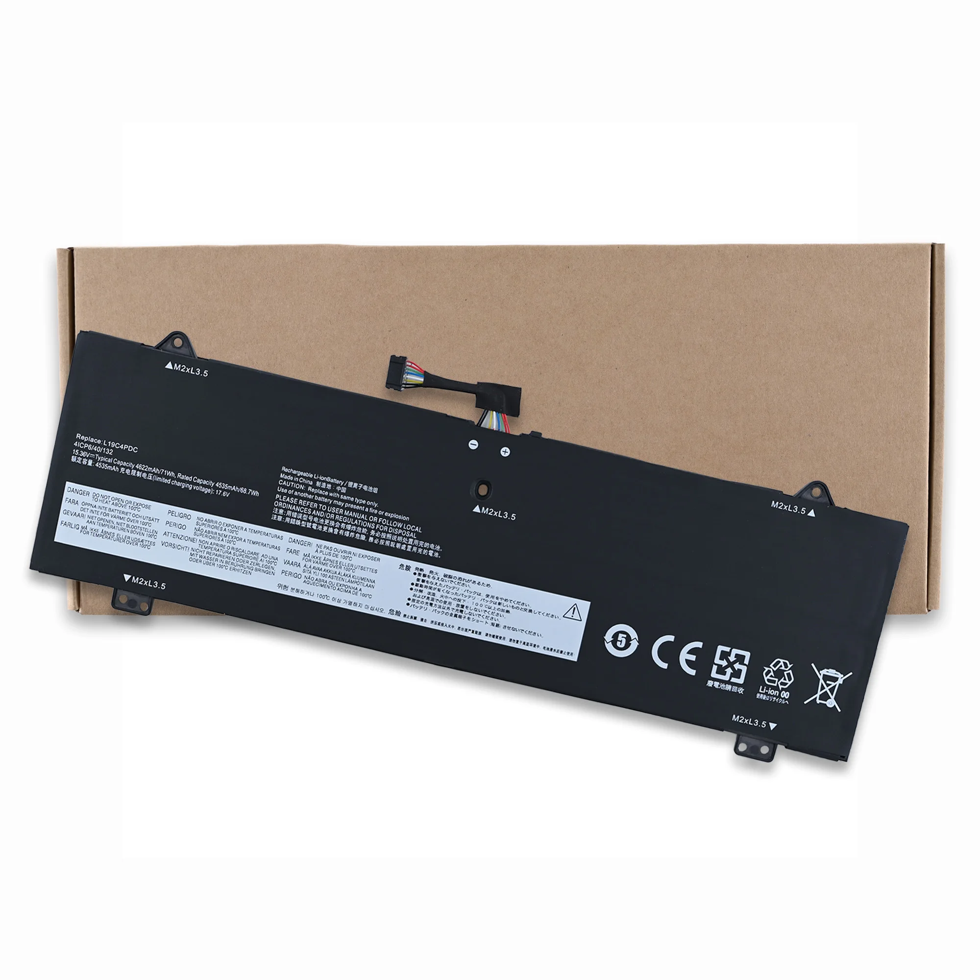 

LOLG L19C4PDC Laptop Battery For Lenovo Ideapad Yoga 7-14ITL5 7-15ITL5 Series 5B10Z26482 L19M4PDC L19C4PDC 15.36V 4622mAh
