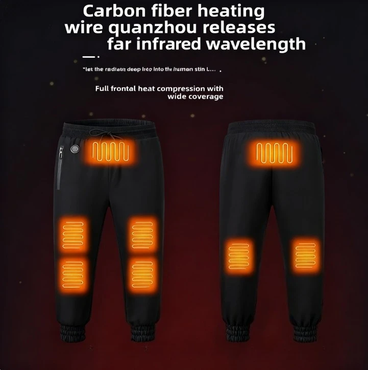 

Unisex Winter USB Heated Thermal Underwear Set - 3-Speed Thermostat Sports Base Layer Electric Heating Clothing