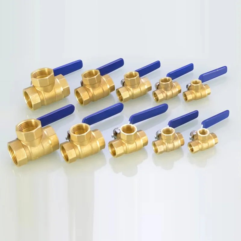 1/2 In Copper Three Way Ball Valve T Type L Type 1/4in 3/8in 3/4 In 1 In Inner Wire Valve Switch Water Pipe Heating Joint
