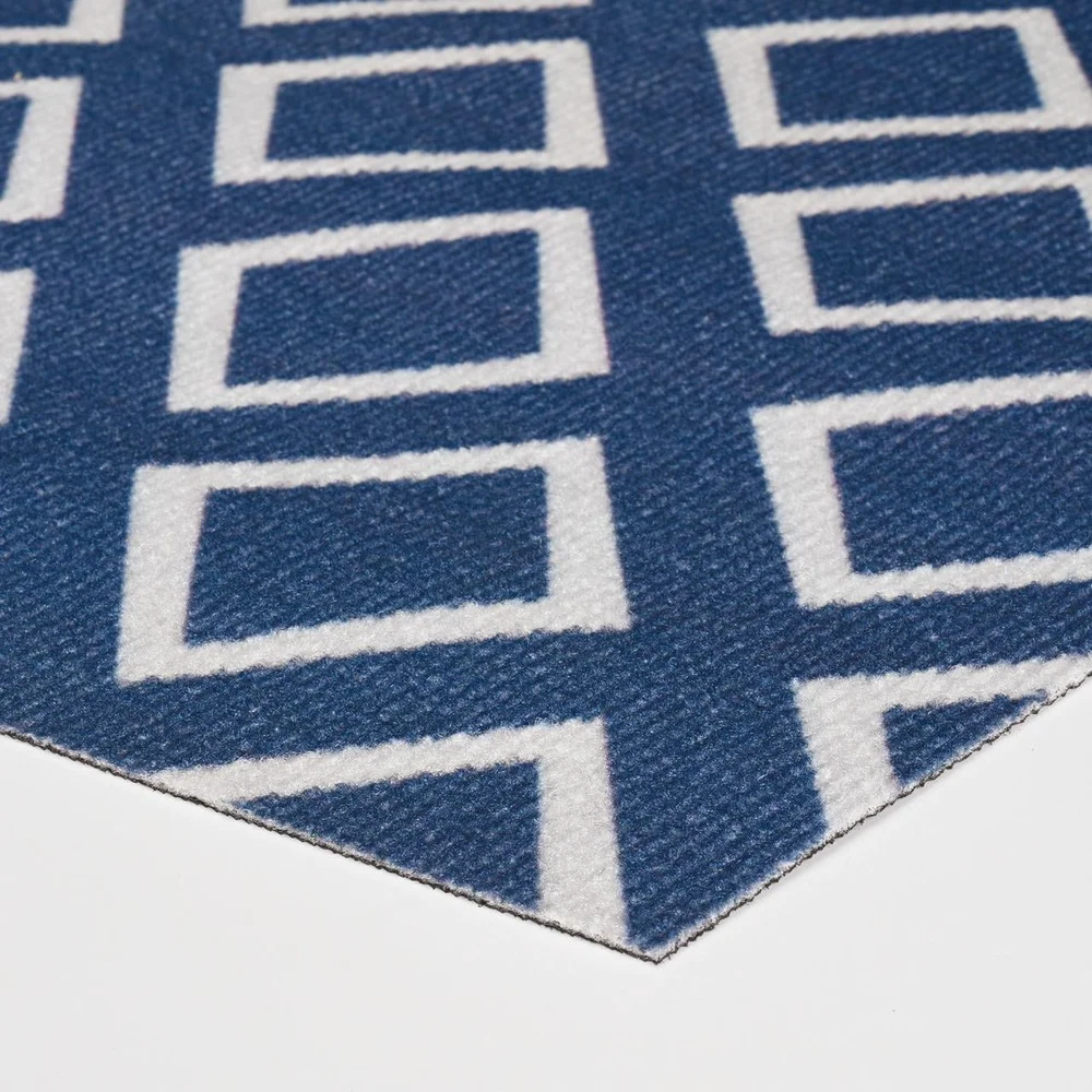 Waterproof Kid Proof Pet Proof Area Rug Set 3 Pieces Durable Easy Clean Non-Skid Backing Indoor Outdoor Use Geometric Patterns