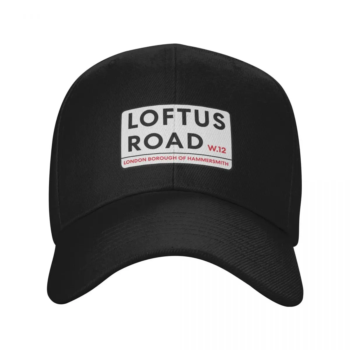 Loftus Road W12 Queens Park Rangers Road Sign Baseball Cap Dropshipping Luxury Man Hat Women's Hats 2024 Men's