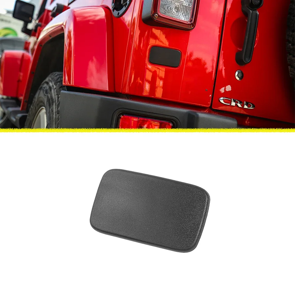 Rear License Plate Delete Panel Decorate Car Accessories for Jeep Wrangler JK 2007-2015 2016 2017 2/4-Door Rubicon Sahara Sport