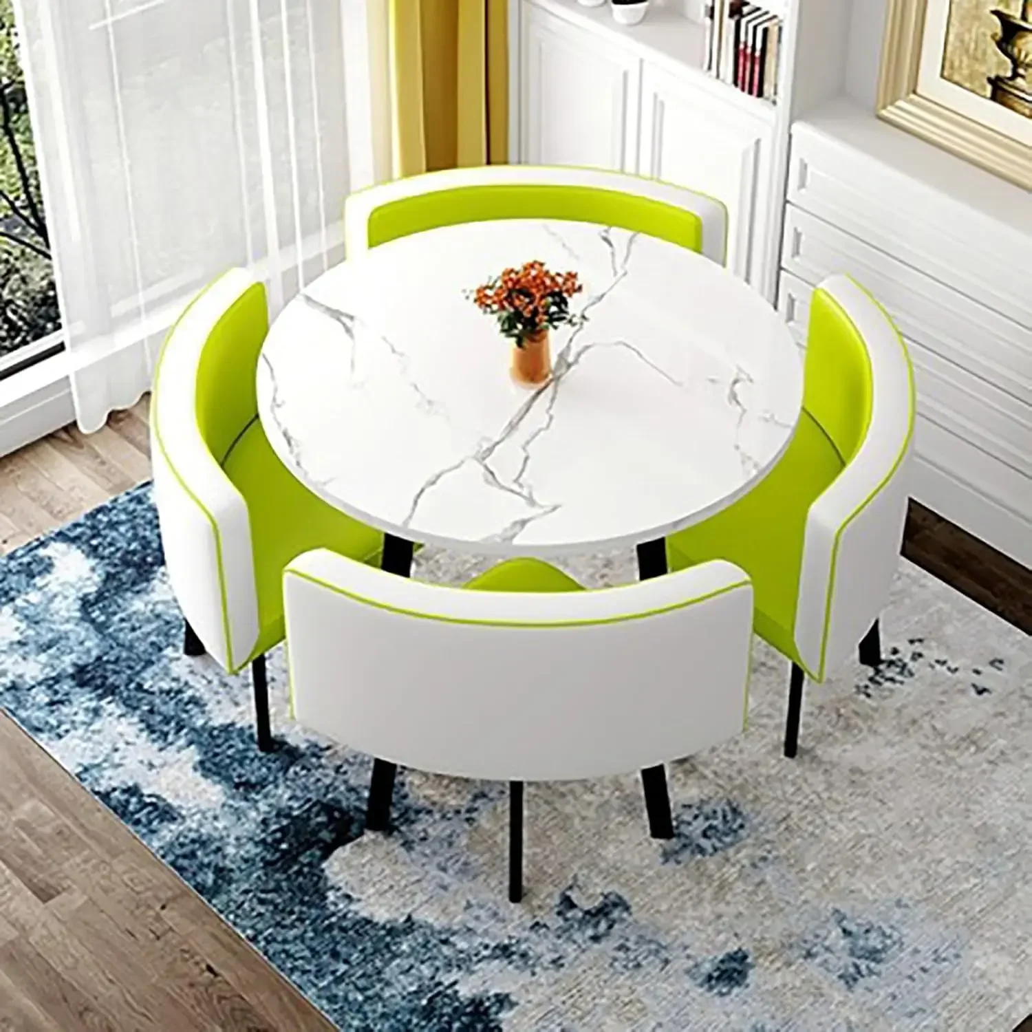 

Round Dining Table Set,Kitchen Dining Table Set, Simple Small Round Table,Round Conference Table,Round Modern Dining Table Set
