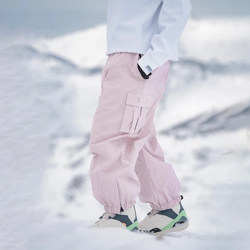 New Windproof Waterproof Snowboard Pants Women Winter Outdoor Single Double Board Snow Sports Breathable Man Skiing Trousers