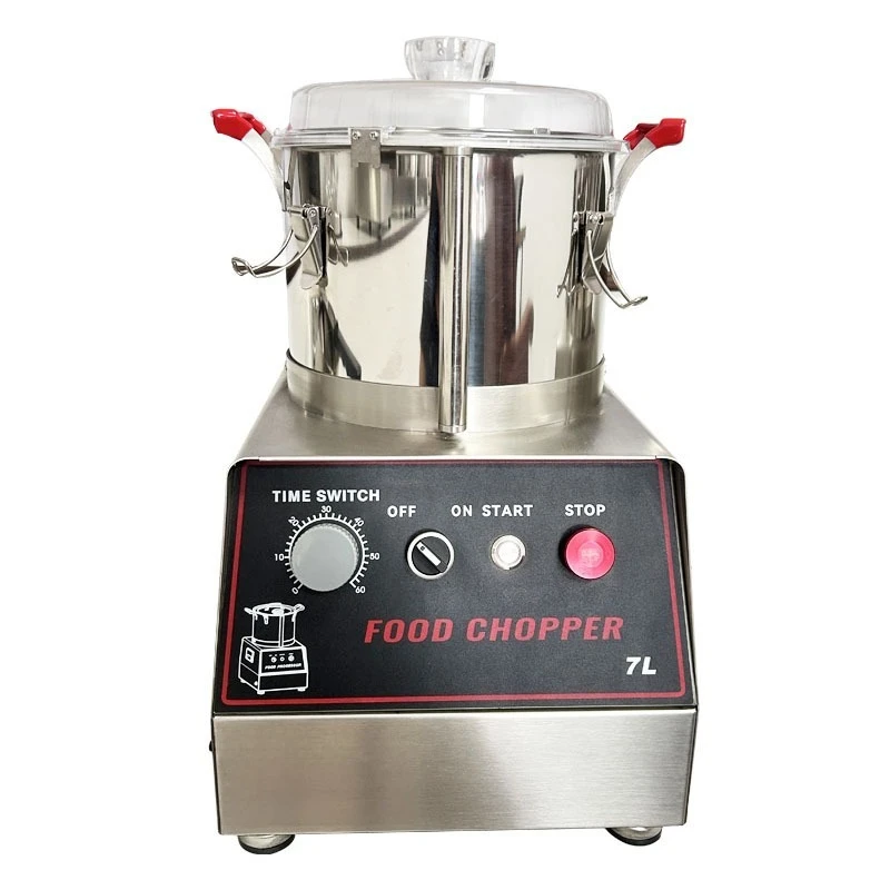 

Commercial Multifunctional Chopper Automatic Canteen Stainless Steel Vegetable Chopper High Power Chopper 7L