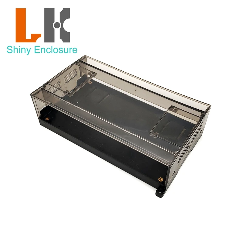 LK-PLC28 PLC Industrial Control Box Panel Enclousure Case Din Rail Mounting Project Electronic DIY PCB Shell 180x98x52mm