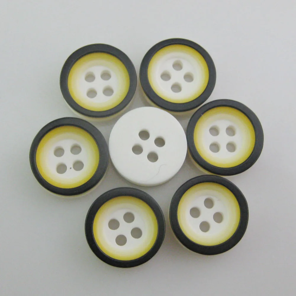 NBNNLW 4 Holes Shirt Buttons 50Pcs 1/2\