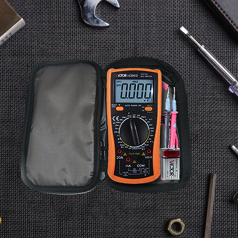 Waterproof Multimeter Tool Bag Oxford Cloth Test Leads Storage Box Digital Multimeter Tool Bag Pouch Shockproof for UT Series