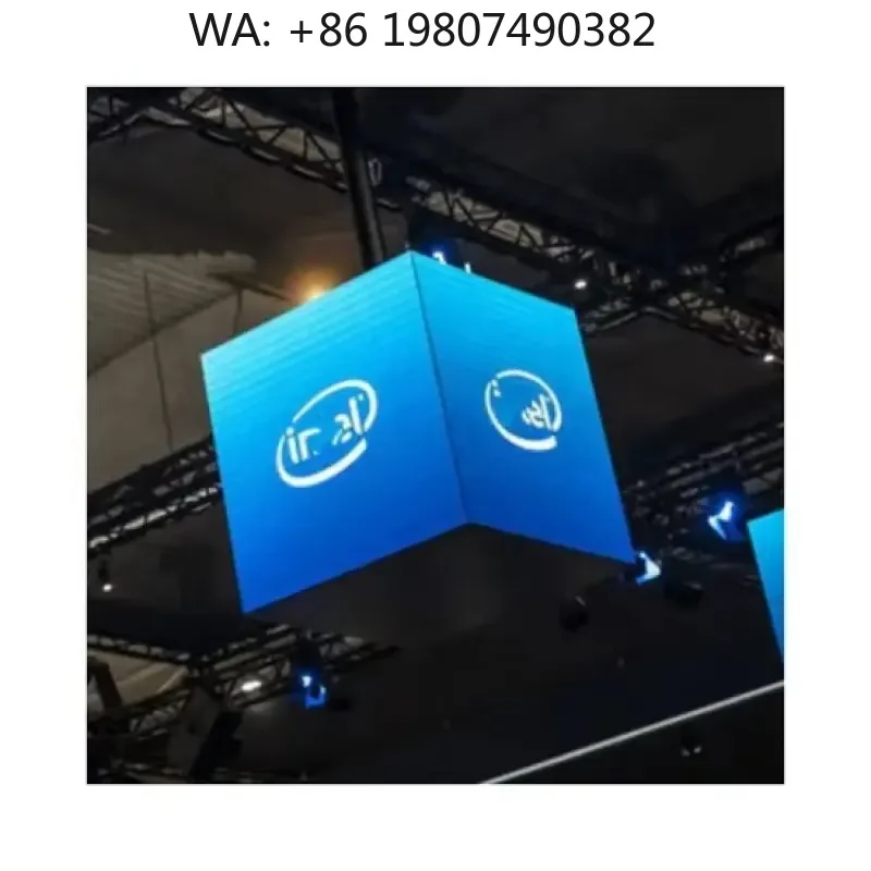 

Creative LED Cube Display, Multi-purpose Full Color Panel for Storefront, Wedding, Mall Commercial Decoration and Ads