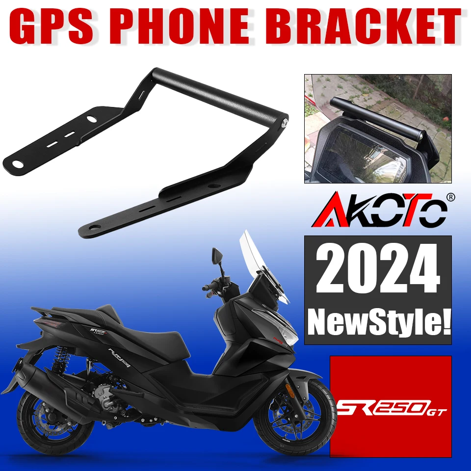 Motorcycle Accessories GPS Mobile Phone Navigation Bracket For VOGE 250 SR250GT SR 250 GT 250GT Scooter Accessories