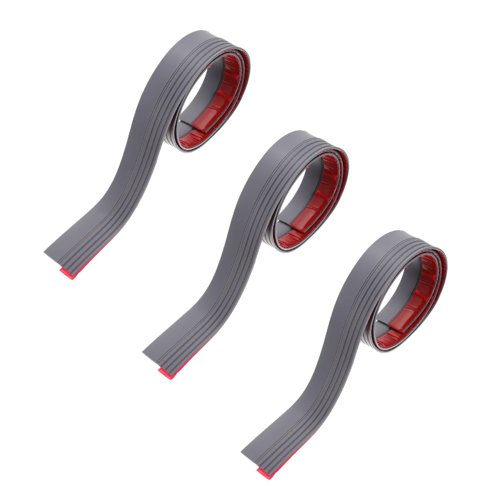 

3pcs Sound Insulation Sealing Strips Self-Adhesive Pvc Gap Seal Weather Stripping Strong Sticky Door Block Gap Sealer For