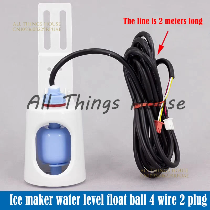 

Ice machine float valve water level control switch accessories Four line water level float Water temperature deicing sensor