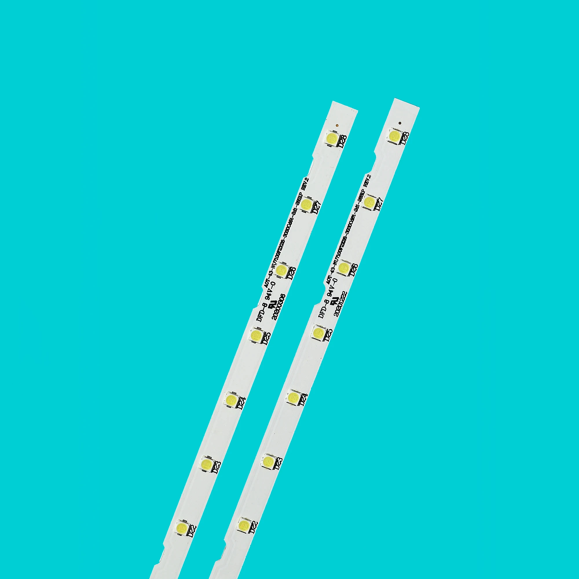 LED strip For UE43RU7100 UE43NU7120U UE43NU7120/U BN44-00947A UE43NU7100/U  UN43RU7400/G AOT_43_NU7100F_2X28_3030C UE43RU7105KXX