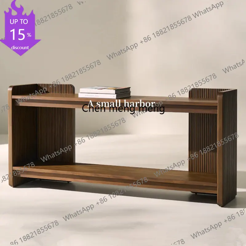 

Q178 American retro designer solid wood entrance table foyer entrance table living room decoration table