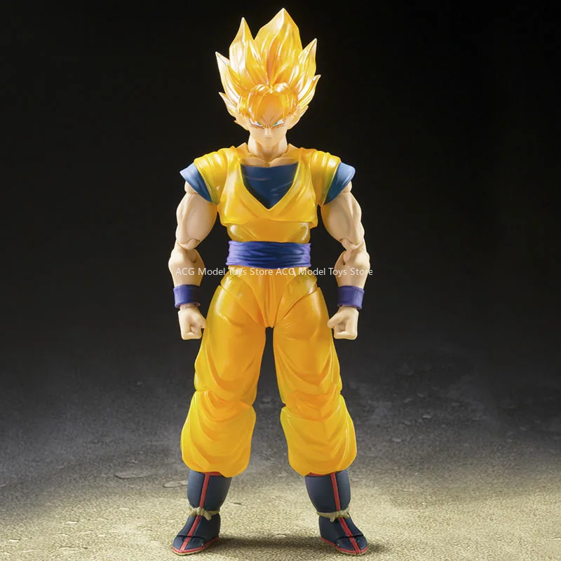 Auf Lager Original Bandai S.H.Figuarts SHF Dragon Ball Serie Super Saiyajin Son Goku -Z Fighter-Action Figure Collection Geschenk Kinder