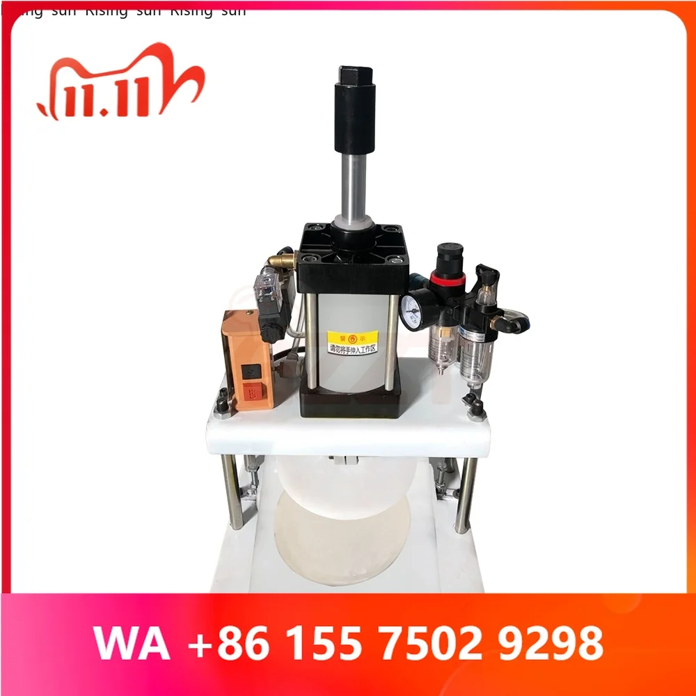18/20/22/24/26/28/30Cm Commercial Pizza Store Cake Pizza Press Hand Cake Biscuits Ri Tops Manual Type Pnmatic Round Presser