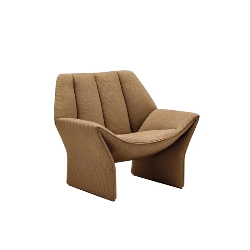 

Nordic modern light luxury designer leisure chair living room simple negotiation reception bedroom lazy leisure M word recliner
