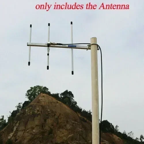 Imagem -06 - Antena de Comunicação de Longa Distância ao ar Livre Uhf 6dbi Sma Cabo de Conector Macho Rg58 433mhz