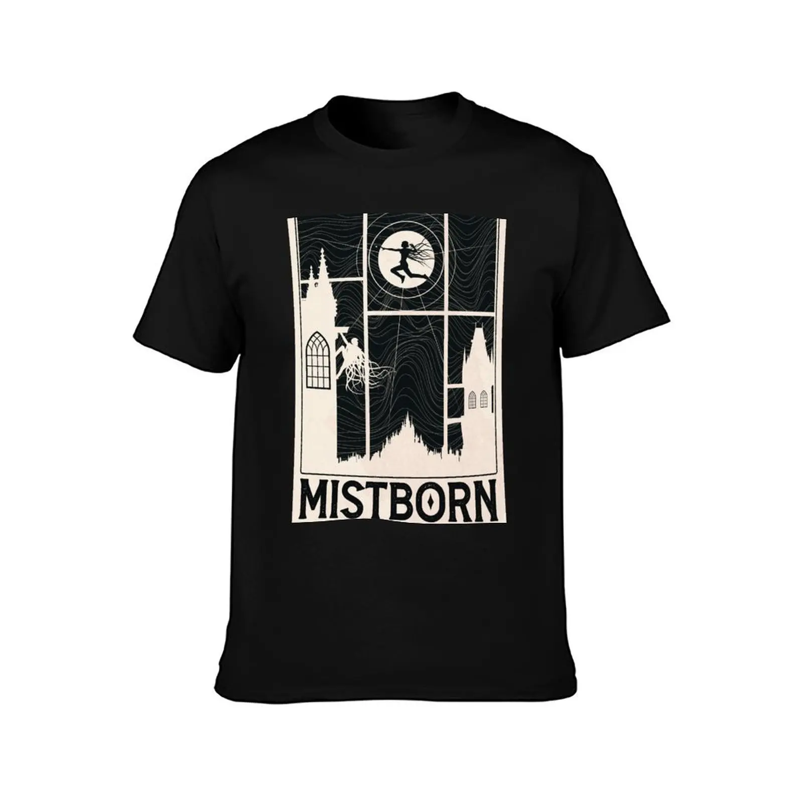 mistborn poster T-Shirt Utility Work Short Sleeve Top T-Shirt