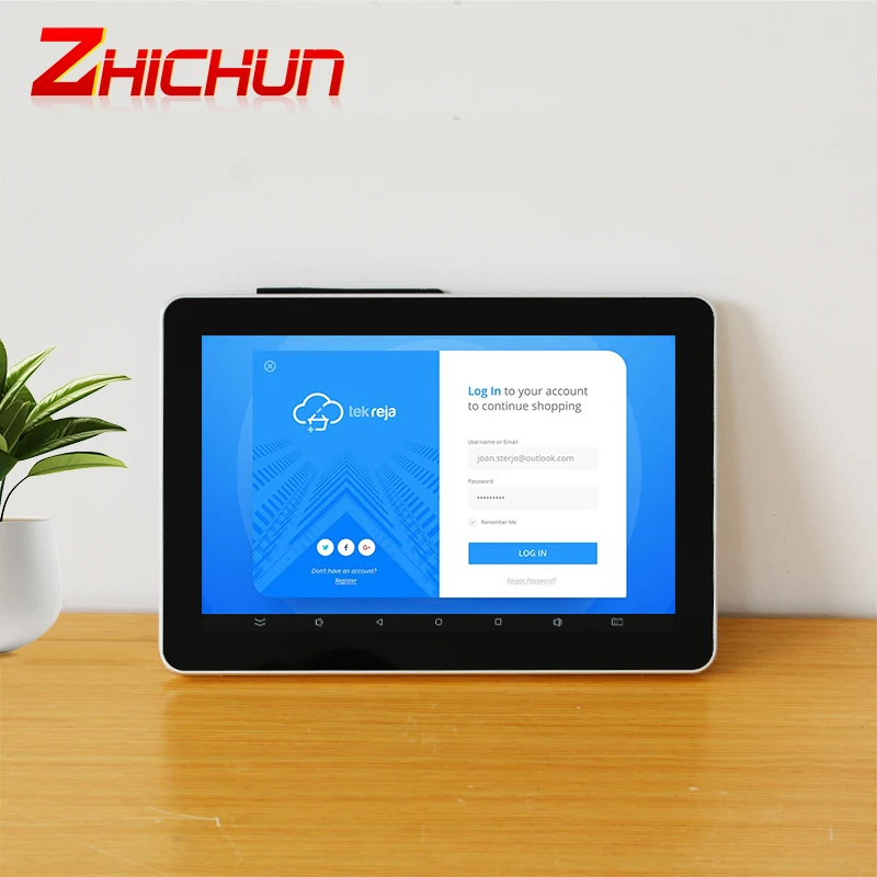 13.3 Inch Tablet Android Pacp Touch Screen Optical Bonding Screen Wall Mount Vesa Rockship 3568 Android 11 Panel Tablet PC