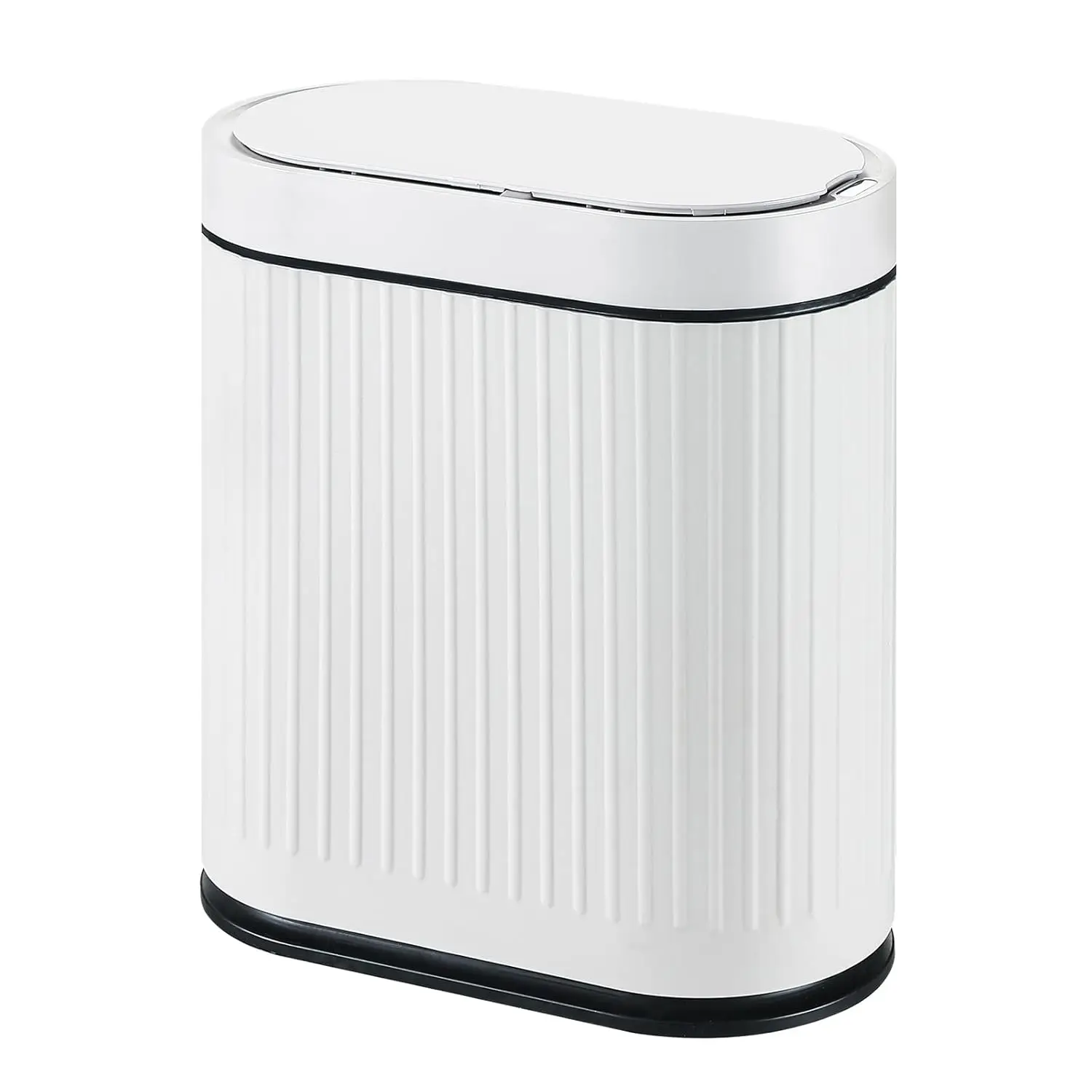 

Bathroom Sensor Trash Can w/ Lid Automatic 2 Gal Smart Garbage Can Bathroom Decor, 7.5 L Trash Bin,