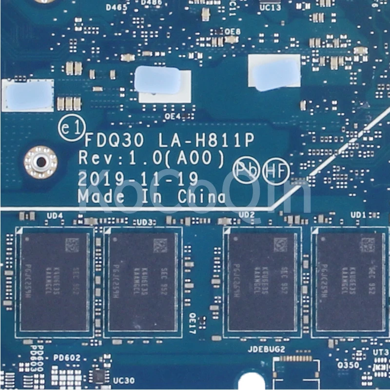 FDQ30 LA-H811P For Dell XPS 9300 Notebook Mainboard i7-1065G7 RAM 16G 0Y4GNJ Laptop Motherboard Full Tested