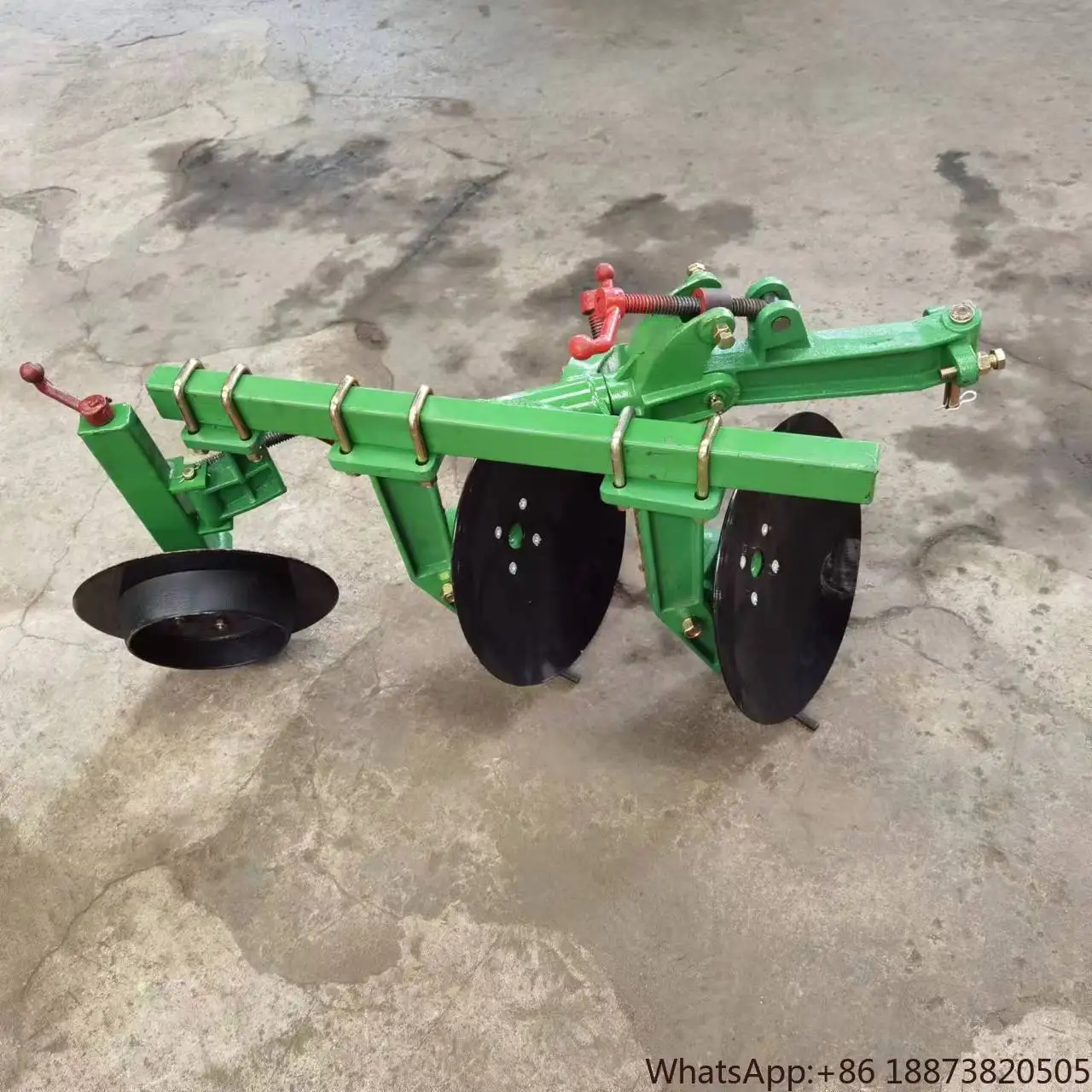 

Hot Sale Farm Equipment Mini Plow 2 Wheel Walking Tractor With Disc Plough Machine