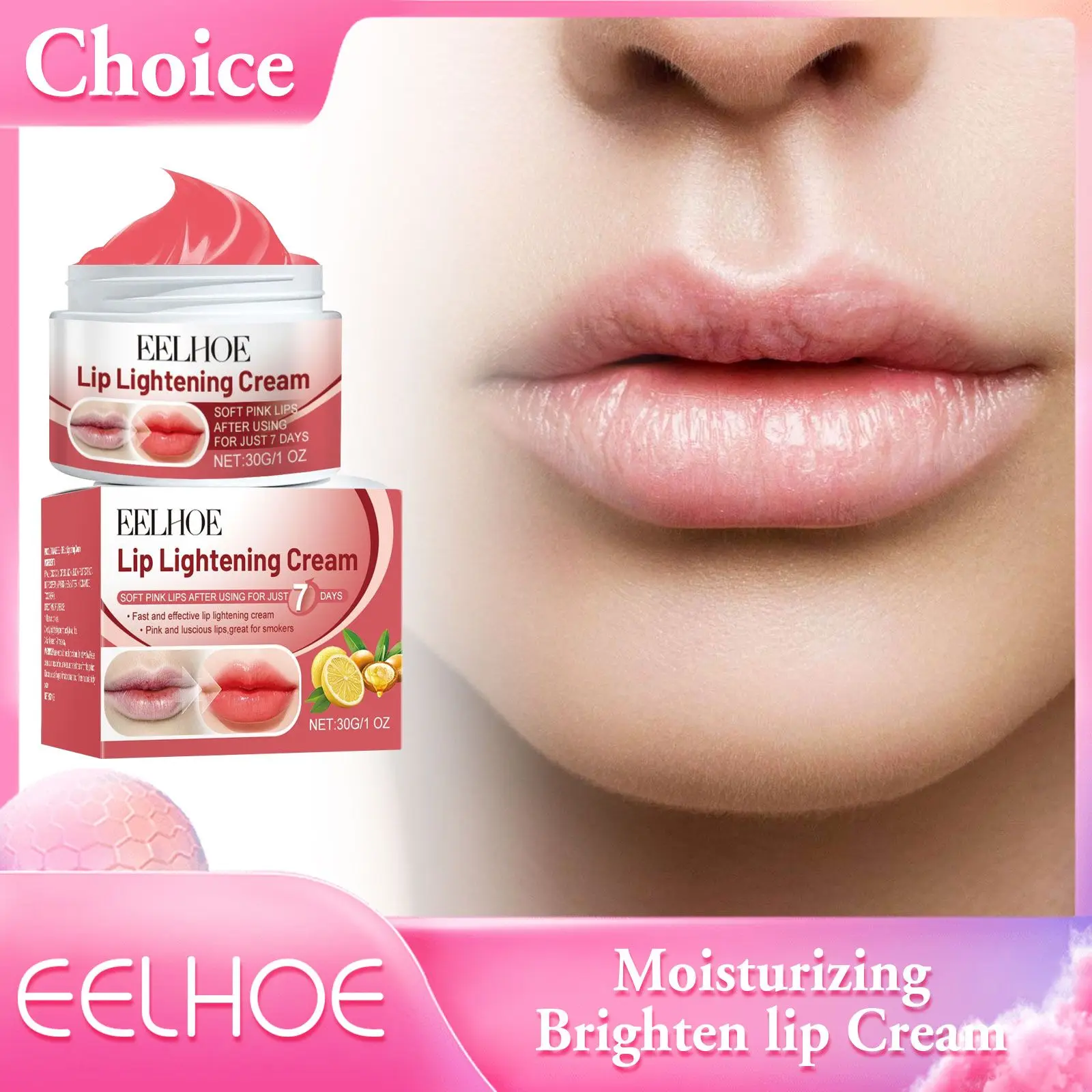 

Moisturizing Lip Balm Brightening Cream Anti Cracking Repair Lip Lines Base Moisturizer Waterproof Lasting Lightening Lipstick