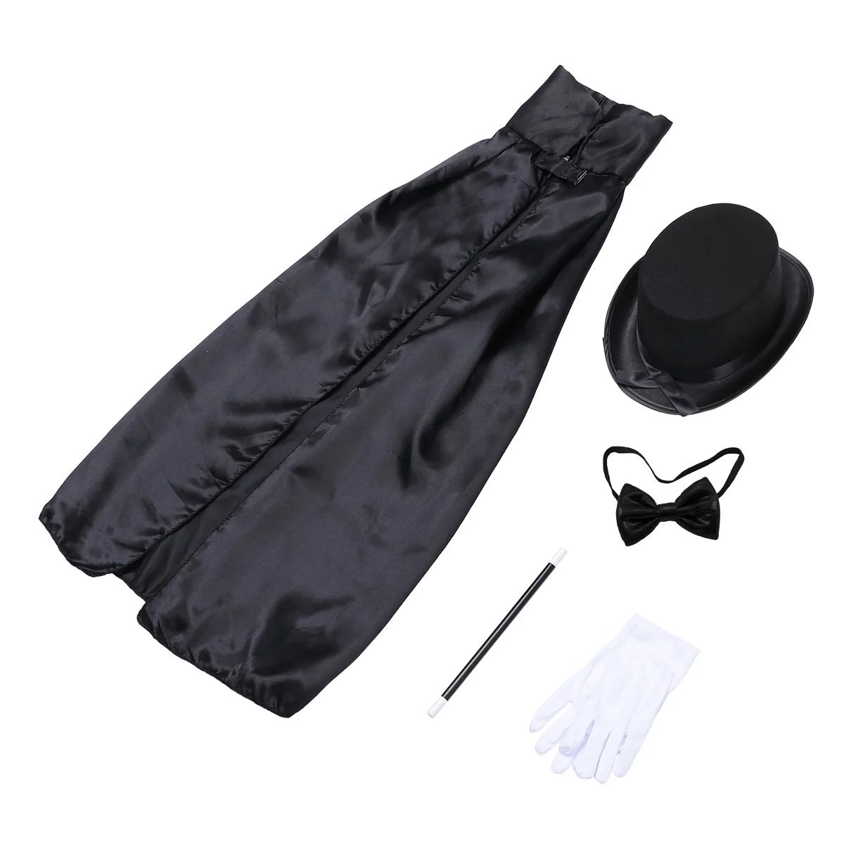 

Magician Costume Kids Halloween Outfits Clothes Soft Texture Comfortable Design Stage Cosplay Scene