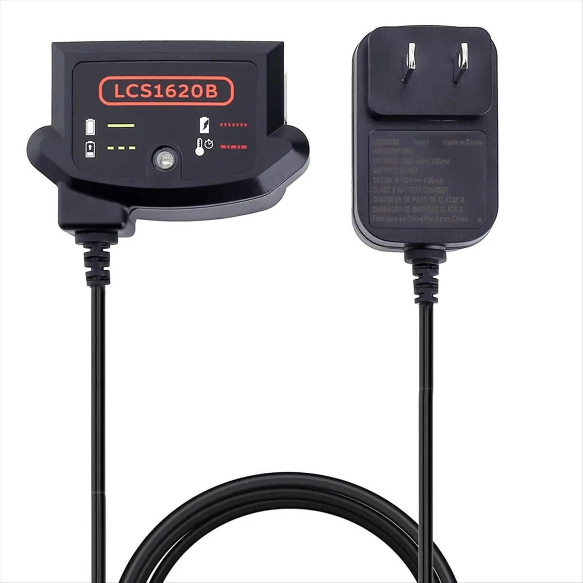 HITL 20V MAX Lithium Battery Charger Replacement for LCS1620B, 20Volts Li-Ion Battery LBXR20 LBXR20-OPE US Plug