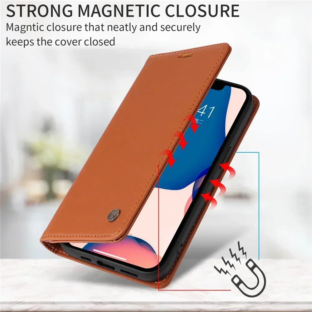 For Oneplus Nord 4 5G 2024 Luxury Case Magnetic Leather Card Flip Book Couqe OnePlus Nord 4 Wallet Funda One Plus Nord 4 Cover