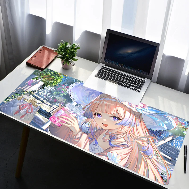 Mouse Pad PC G-genshin Impact Non Slip Rubber Mousepad Laptop Gamer Cabinet Keyboard Pad Office Computer Gaming Desk Mouse Mat