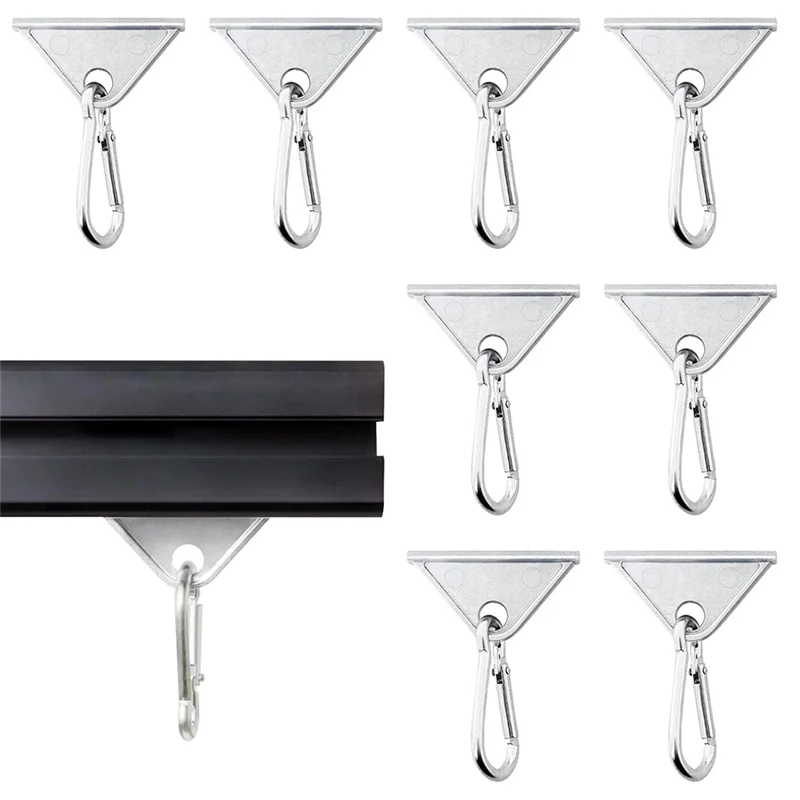 THIVN-8 Pack 2020 extrusie schuifhaak voor 20-serie T-sleuf V-sleuf aluminium extrusie hardware